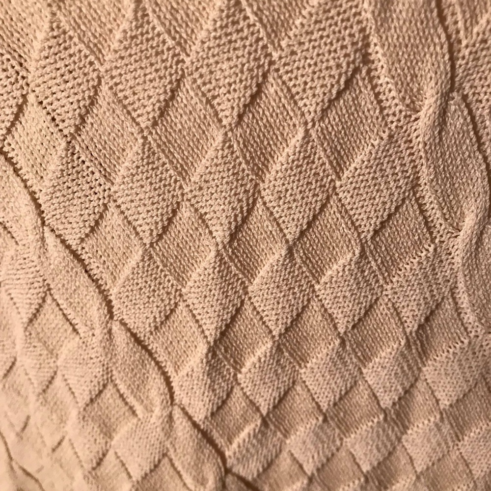 Vintage Cream Cowl Neck Shawl - Picture 4 of 7